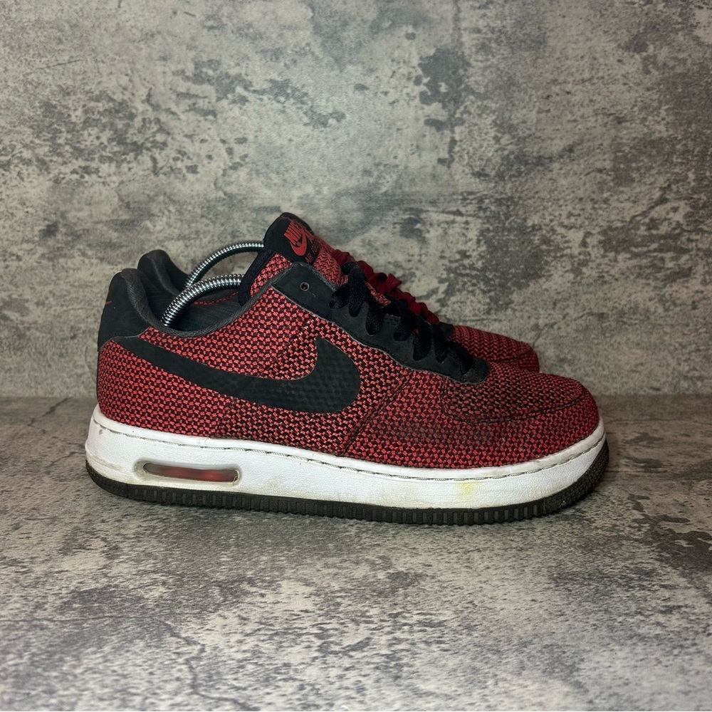 Nike Air Force 1 Elite Sneakers 725144-600 Mens sz 7.5 Black/Red